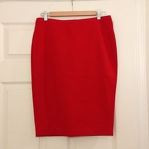NEW Boden Hampshire Ponte Skirt - Red - US 8